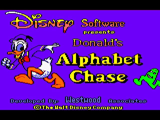 Donald's Alphabet Chase  AMSTRAD CPC