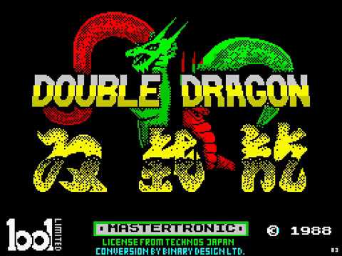Double Dragon ZX SPECTRUM