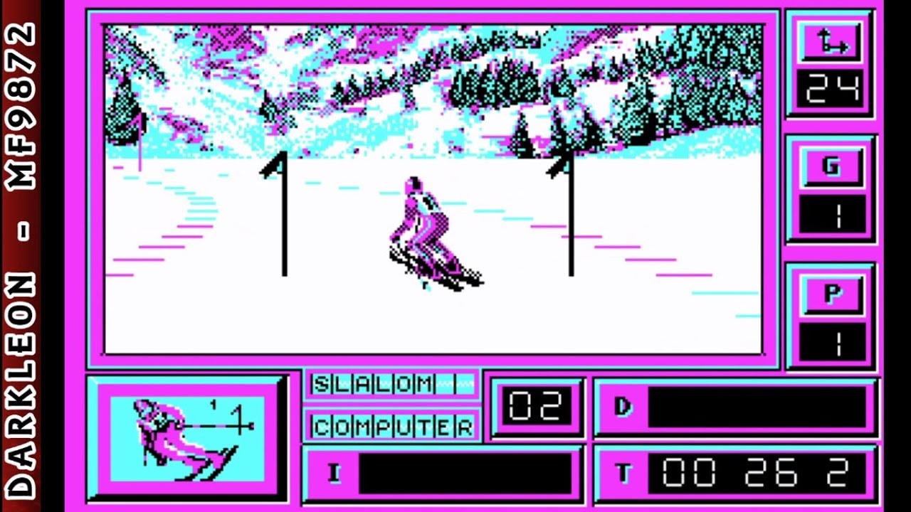 Downhill Challenge  AMSTRAD CPC
