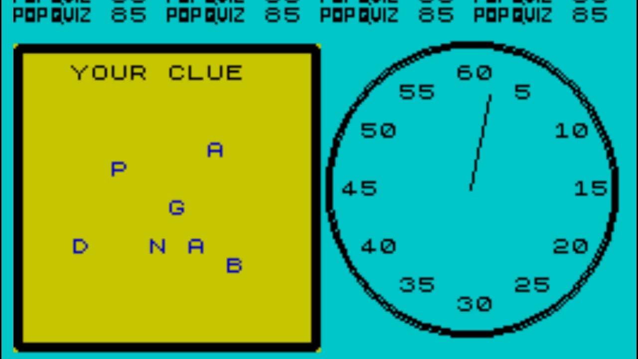 Football Quiz 85 ZX SPECTRUM