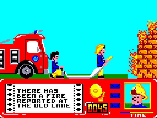 Fireman Sam (video game) AMSTRAD CPC