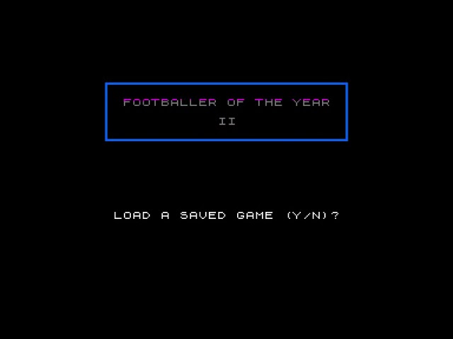 Footballer of the Year 2  AMSTRAD CPC
