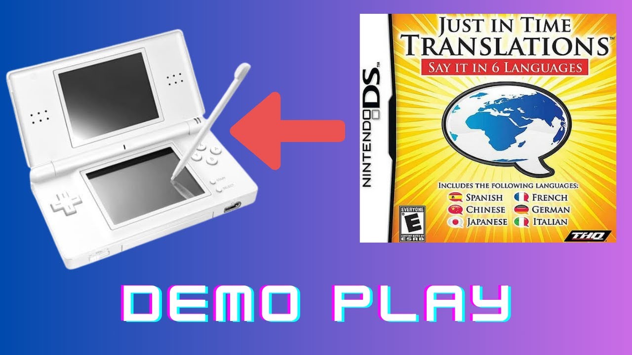 Just in Time Translations Nintendo DS