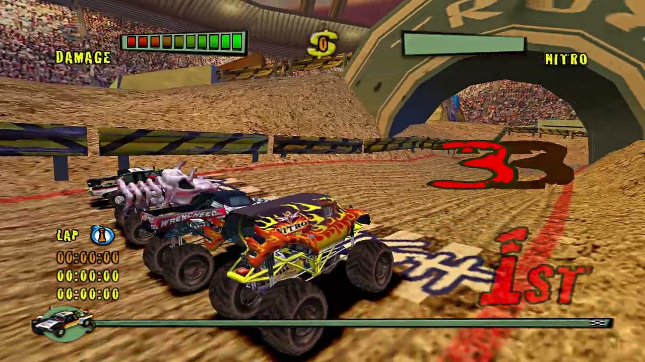 Monster Trux Extreme: Arena Edition PLAYSTATION 2