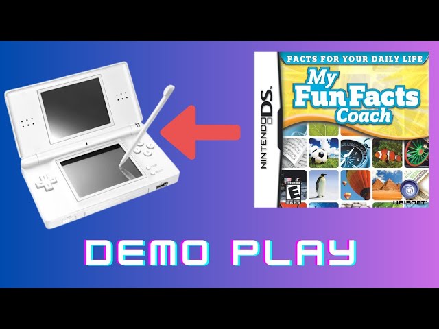 My Fun Facts Coach Nintendo DS