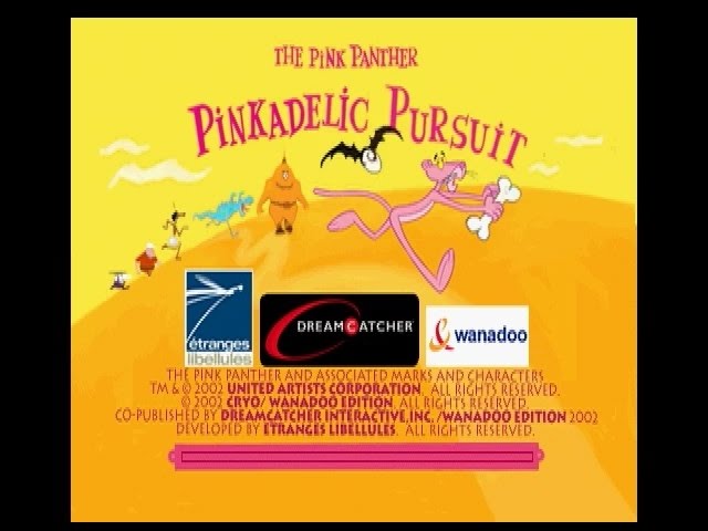 "Pink Panther: Pinkadelic Pursuit PLAY STATION 1 PS1