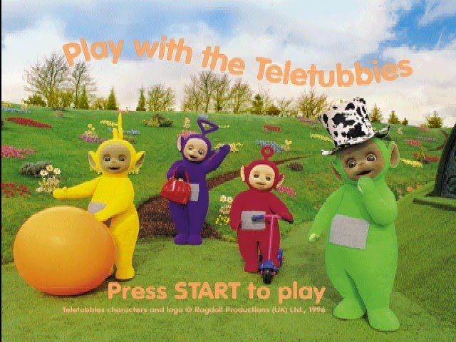 Play with the Teletubbies PLAY STATION 1 PS1