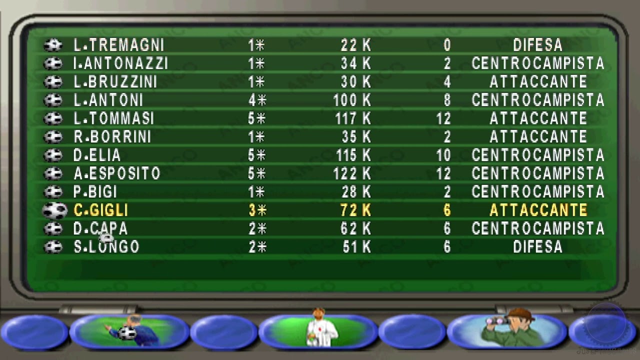 Player Manager PLAY STATION 1 PS1