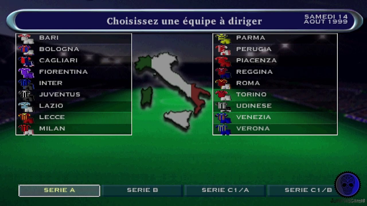 •Guy Roux Manager '99EU" PLAY STATION 1 PS1
